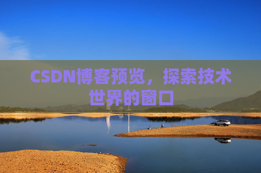 CSDN博客预览,探索技术世界的窗口